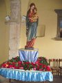 arrivo statua Madonna della rosa